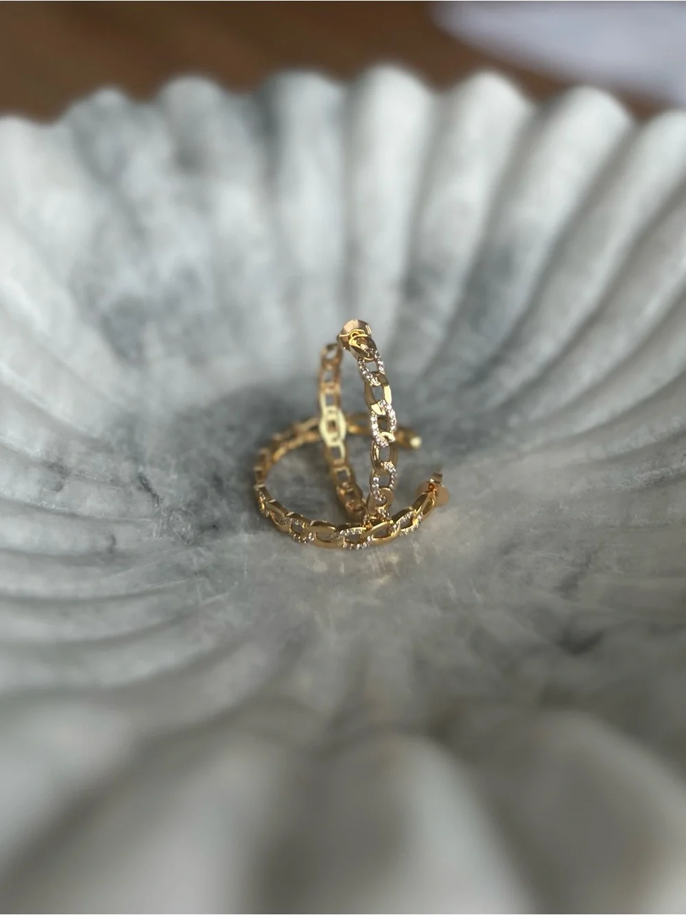 Gold Hoops - Elegant Women’s Jewelry - Picture 1 of 2